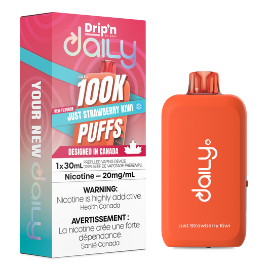 Drip'n Daily 100K- Just Strawberry Kiwi Ice