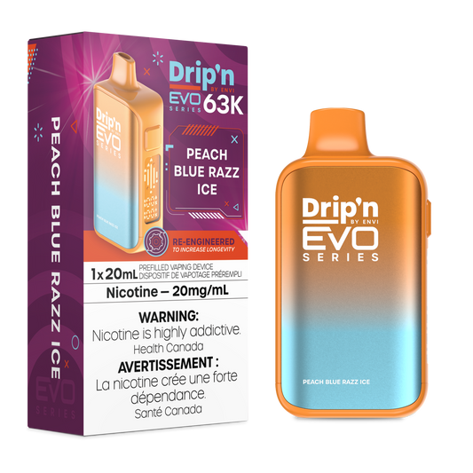 Drip'n EVO 63K - Peach Blue Razz Ice