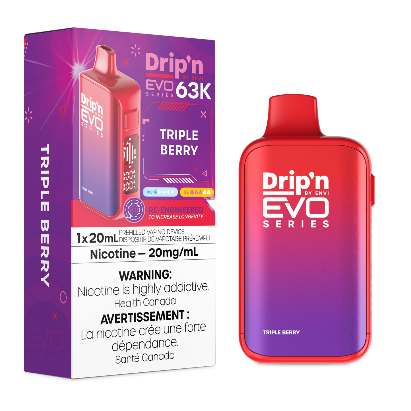 Drip'n EVO 63K - Triple Berry