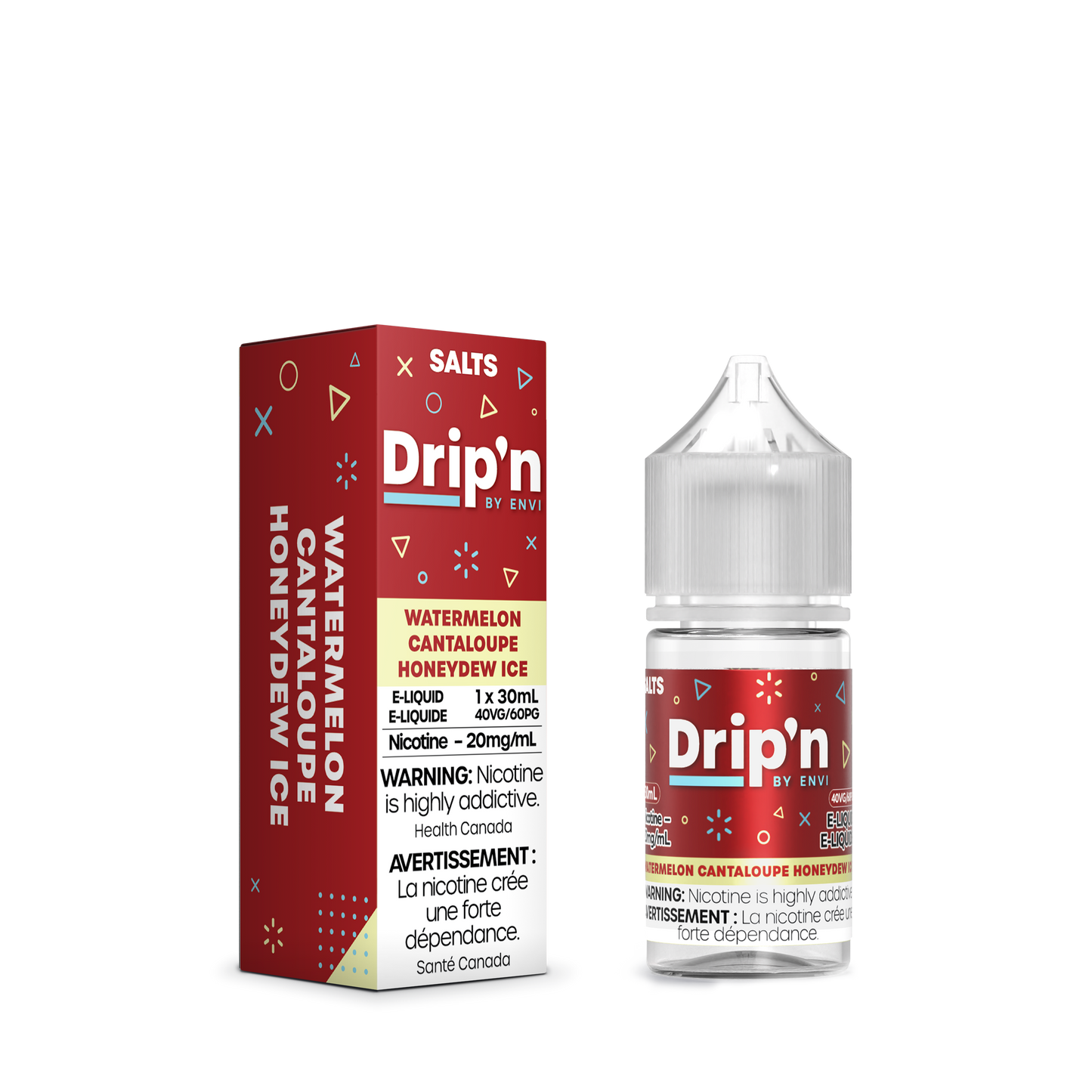 Drip'n Salt - Watermelon Cantaloupe Honeydew Ice 30mL