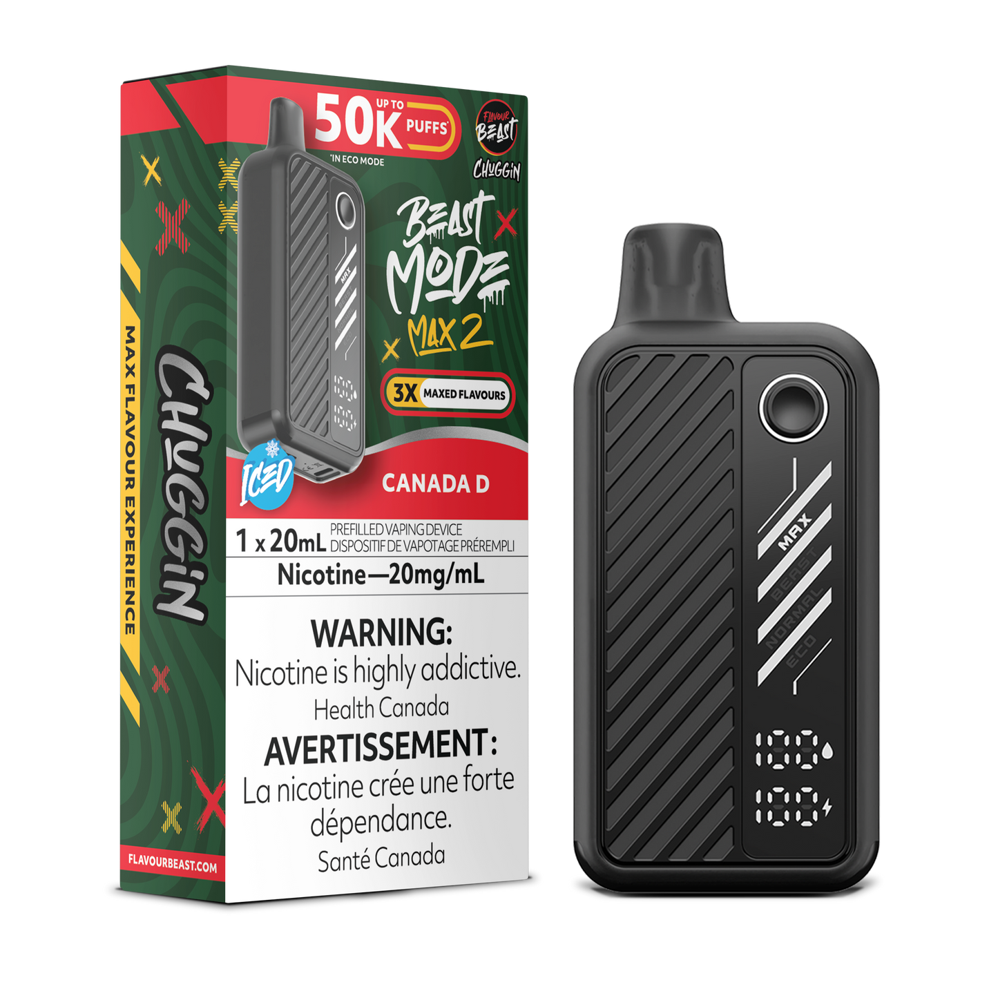 Flavour Beast Beast Mode Max 2 - Canada D Iced