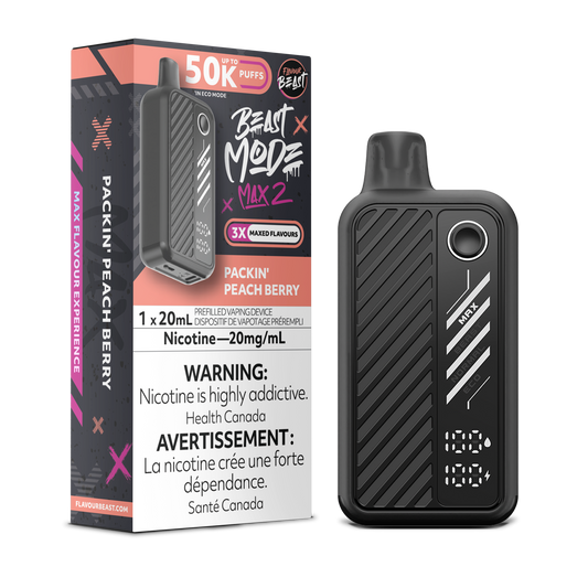 Flavour Beast Beast Mode Max 2 - Packin' Peach Berry