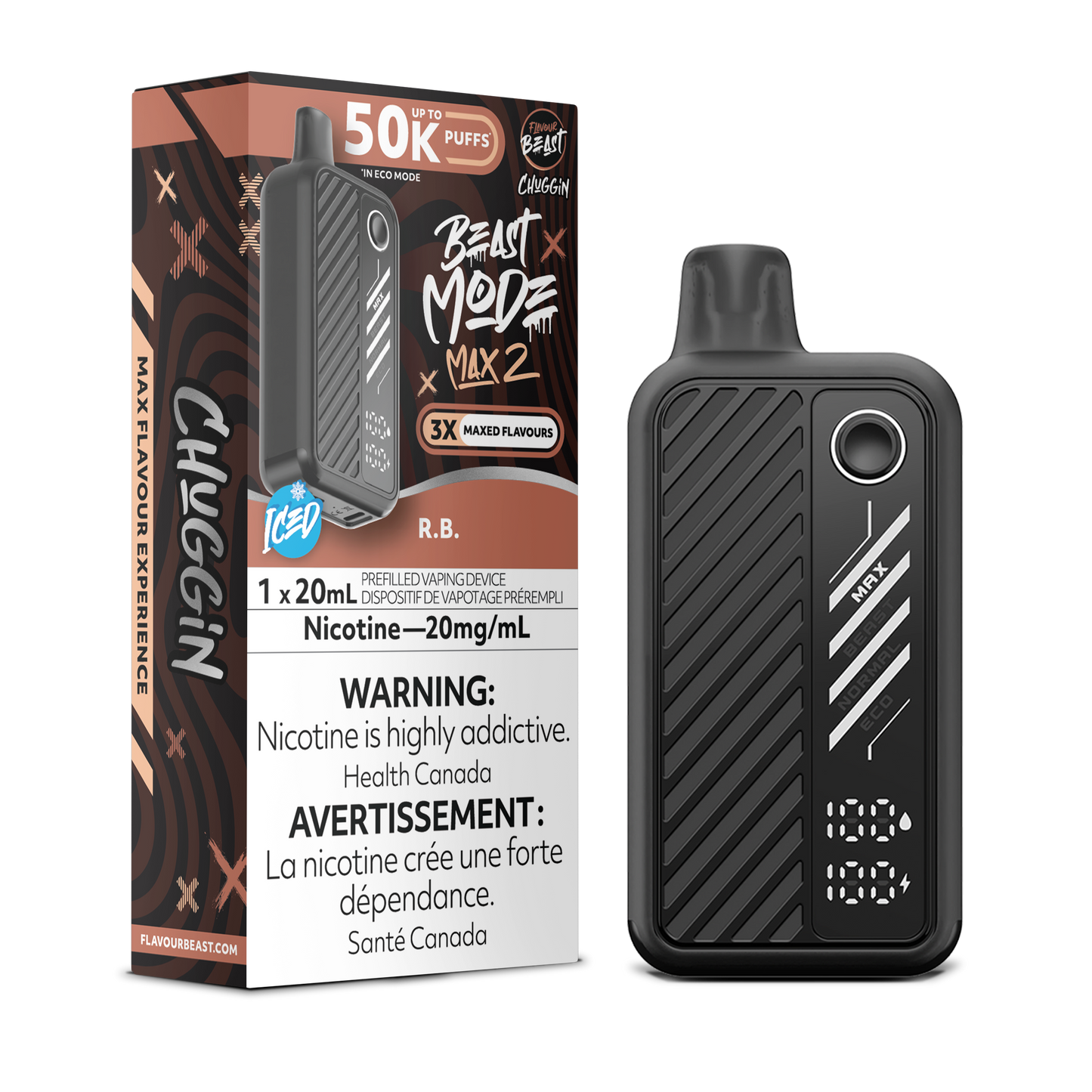 Flavour Beast Beast Mode Max 2 - R.B. Iced
