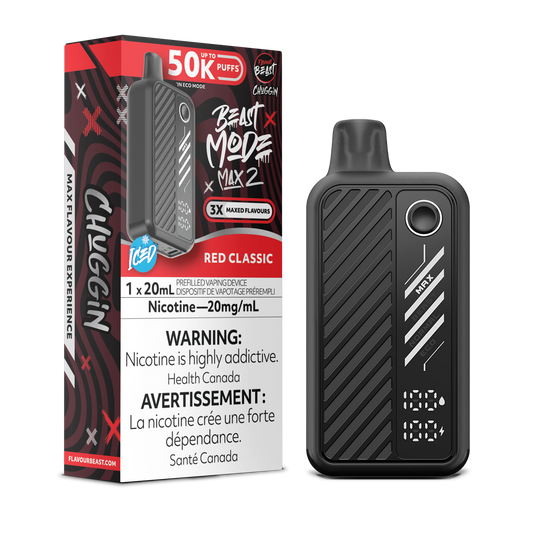 Flavour Beast Beast Mode Max 2 - Red Classic Iced