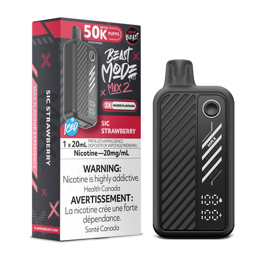 Flavour Beast Beast Mode Max 2 - Sic Strawberry Iced