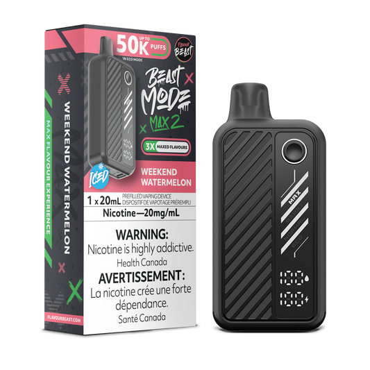 Flavour Beast Beast Mode Max 2 - Weekend Watermelon Iced