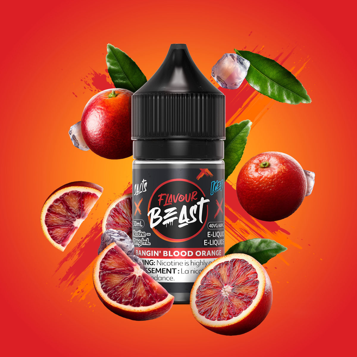 Flavour Beast Salt - Bangin' Blood Orange Iced 30mL