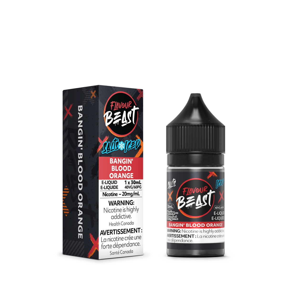 Flavour Beast Salt - Bangin' Blood Orange Iced 30mL