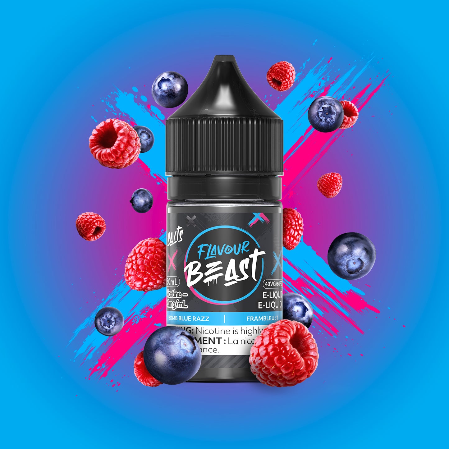 Flavour Beast Salt - Bomb Blue Razz 30mL