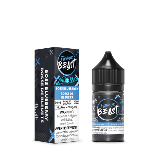 Flavour Beast Salt - Boss Blueberry Iced 30mL