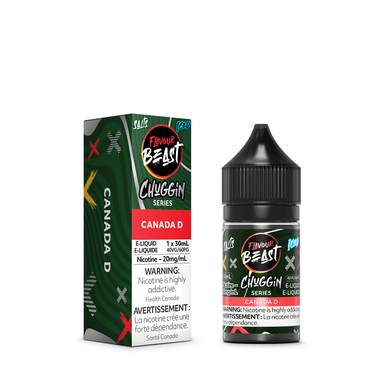 Flavour Beast Salt - Chuggin Canada D Iced 30mL