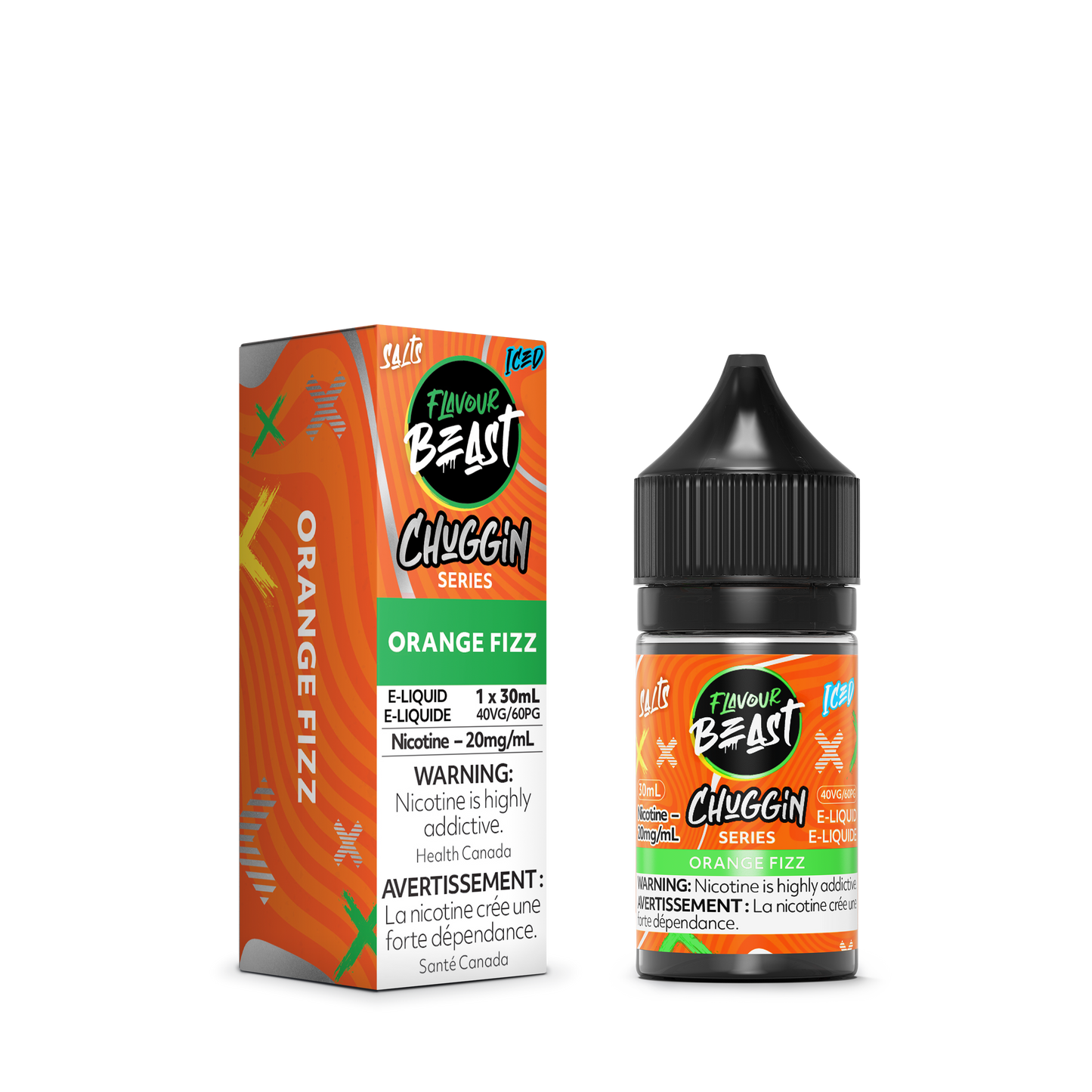 Flavour Beast Salt - Chuggin Orange Fizz Iced 30mL