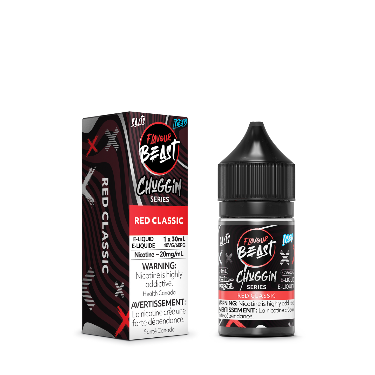 Flavour Beast Salt - Chuggin Red Classic Iced 30mL