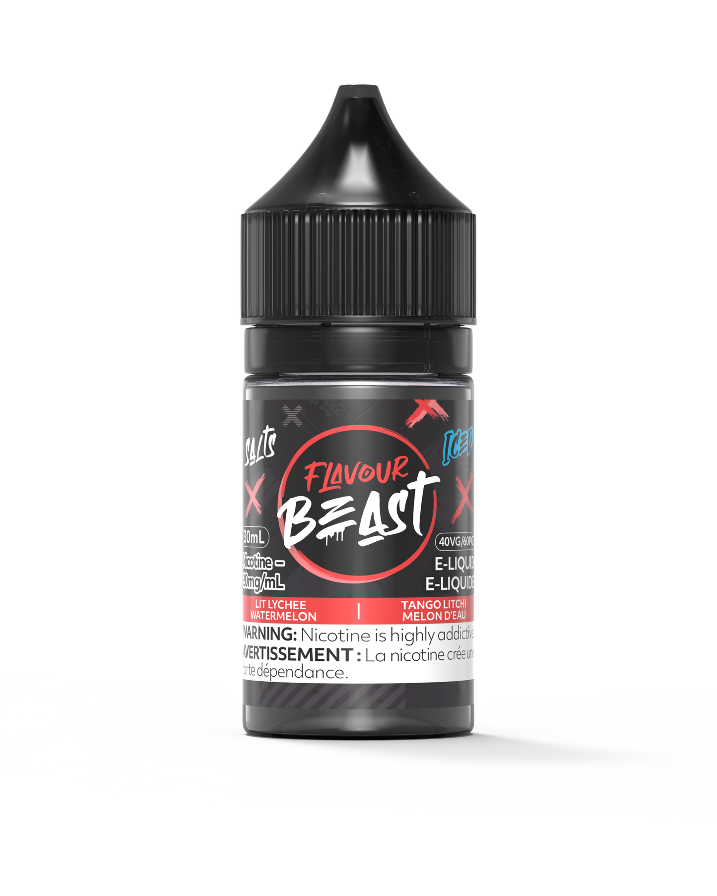 Flavour Beast Salt - Lit Lychee Watermelon Iced 30mL