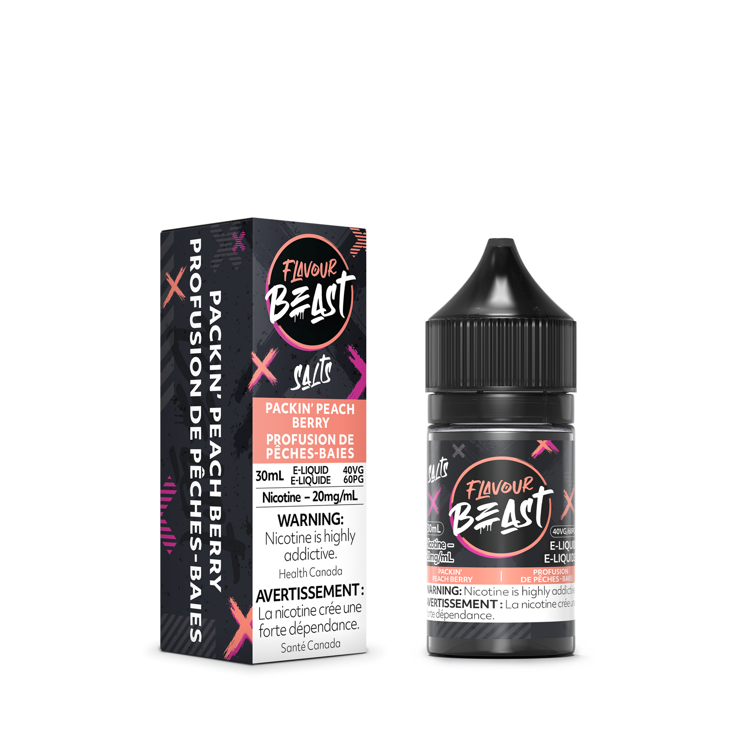Flavour Beast Salt - Packin' Peach Berry 30mL