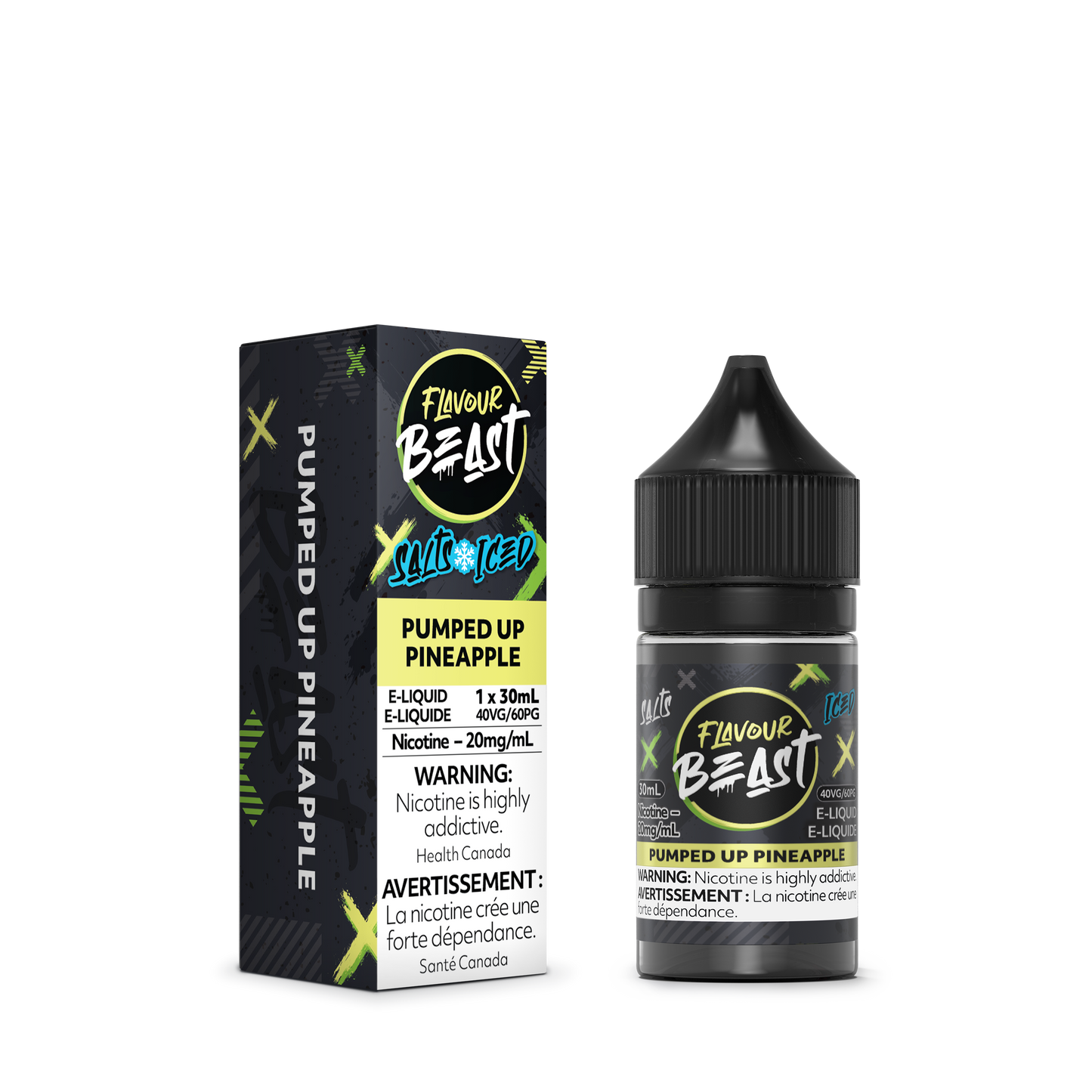 Flavour Beast Salt - Pumped Up Pineapple Iced