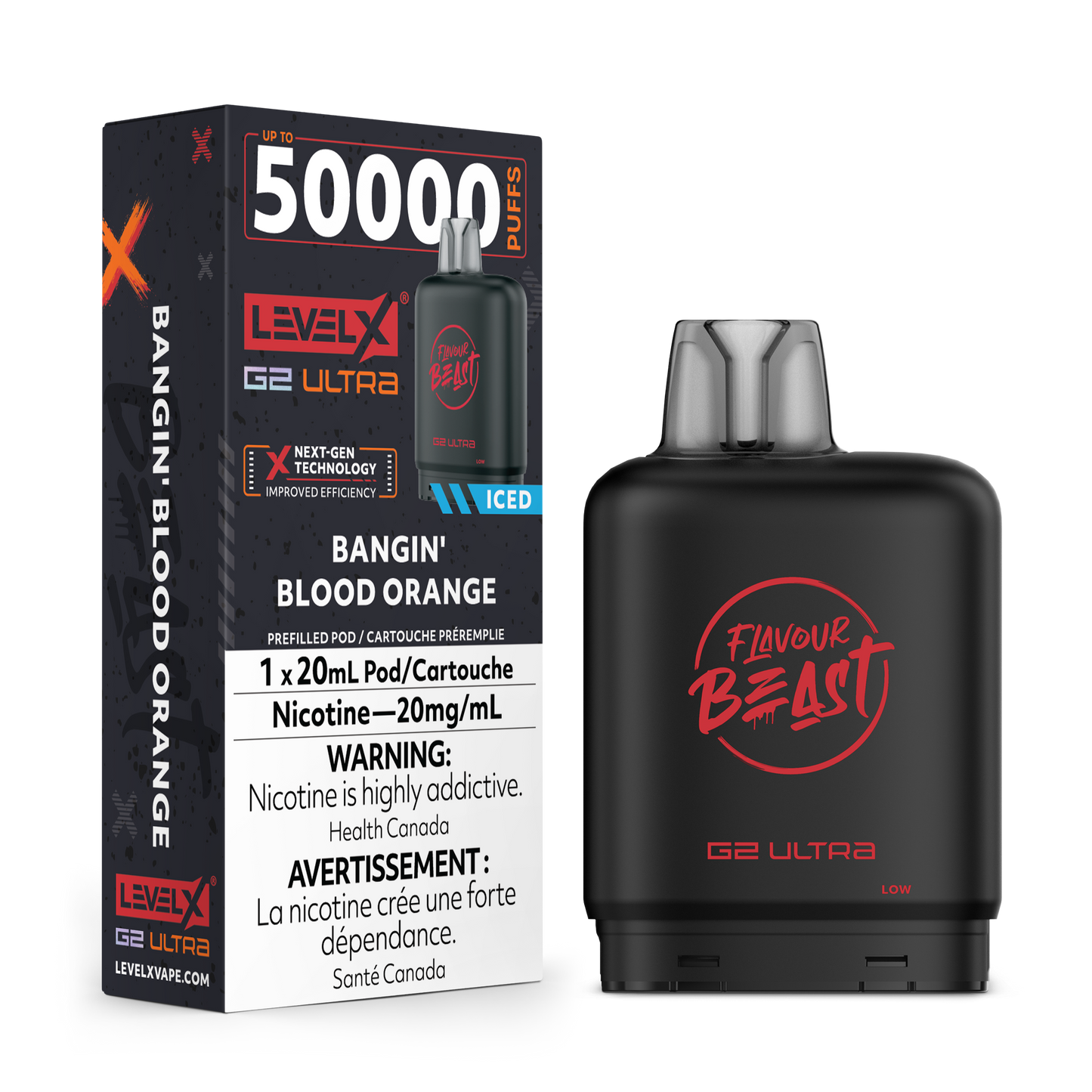 Level X Flavour Beast G2 Ultra - Bangin' Blood Orange