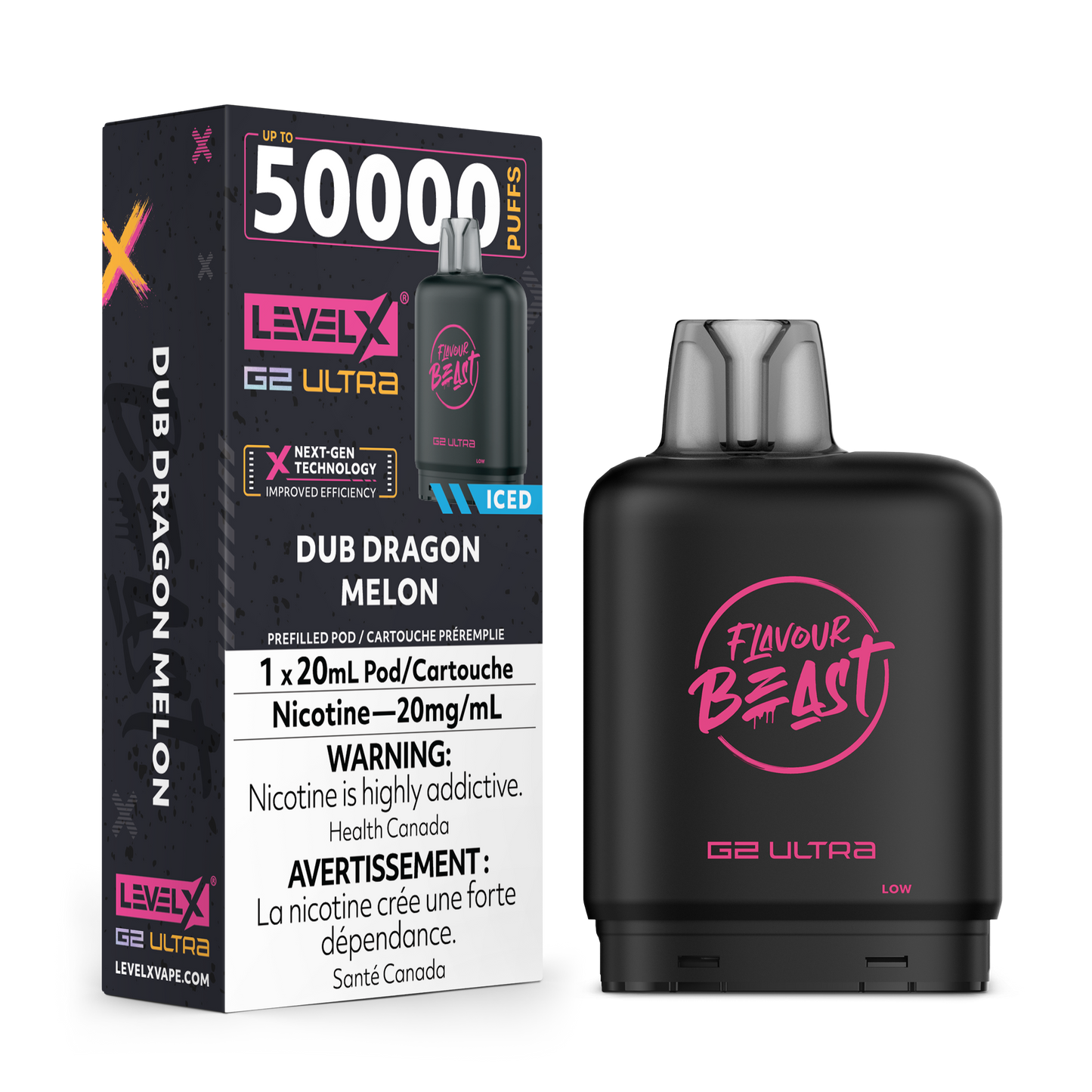 Level X Flavour Beast G2 Ultra - Dub Dragon Melon Iced