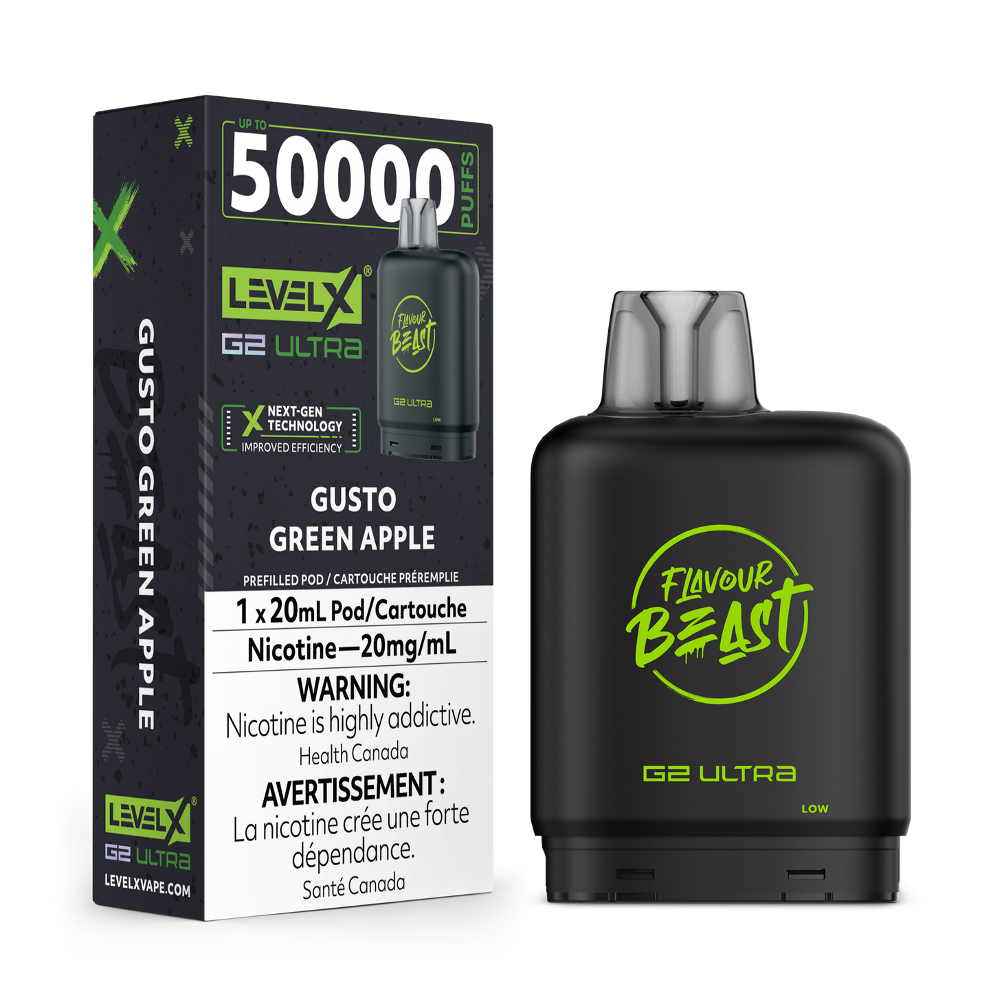 Level X Flavour Beast G2 Ultra - Gusto Green Apple