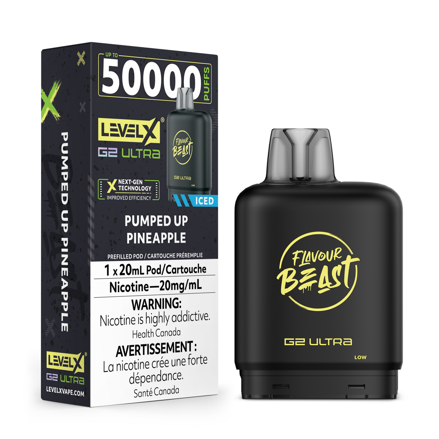 Level X Flavour Beast G2 Ultra - Pumped Up Pineapple Iced