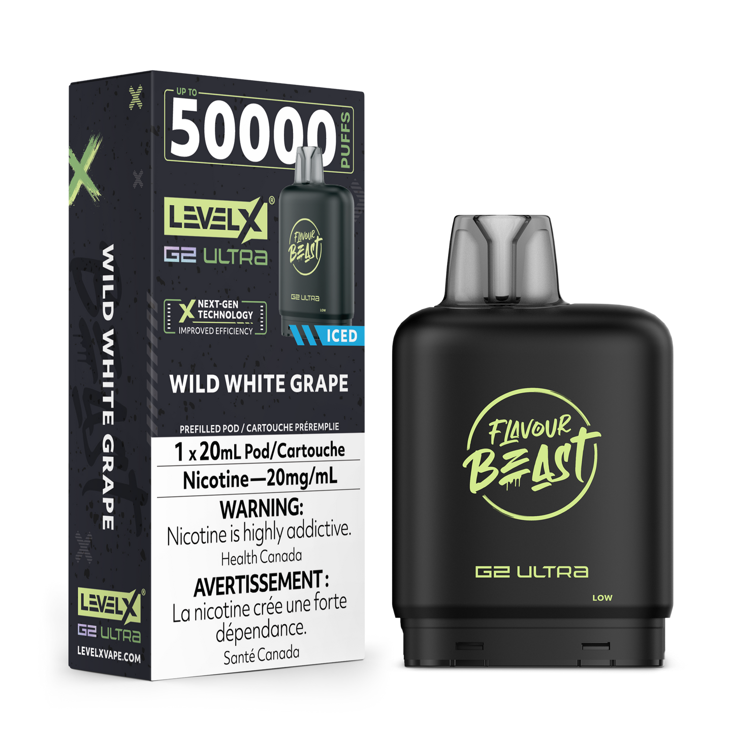 Level X Flavour Beast G2 Ultra - Wild White Grape