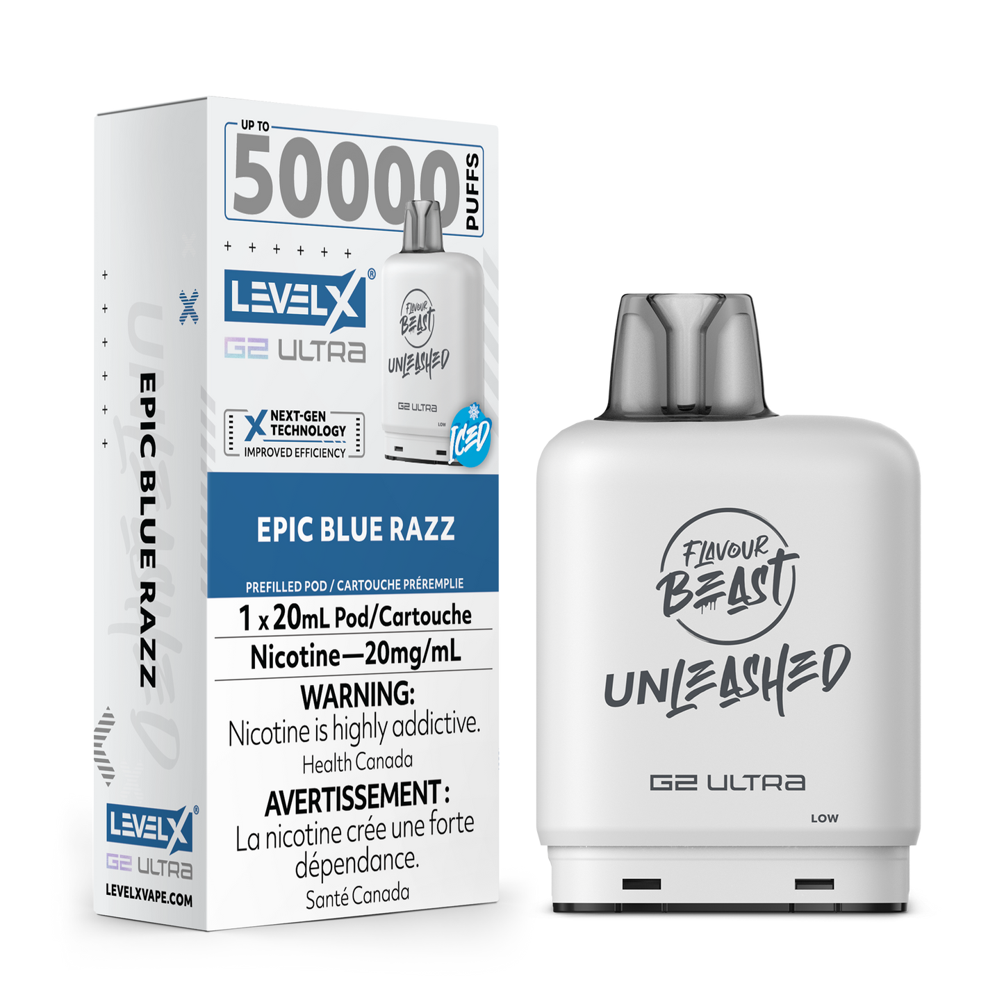 Level X Unleashed G2 Ultra - Epic Blue Razz Iced