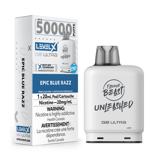 Level X Unleashed G2 Ultra - Epic Blue Razz Iced