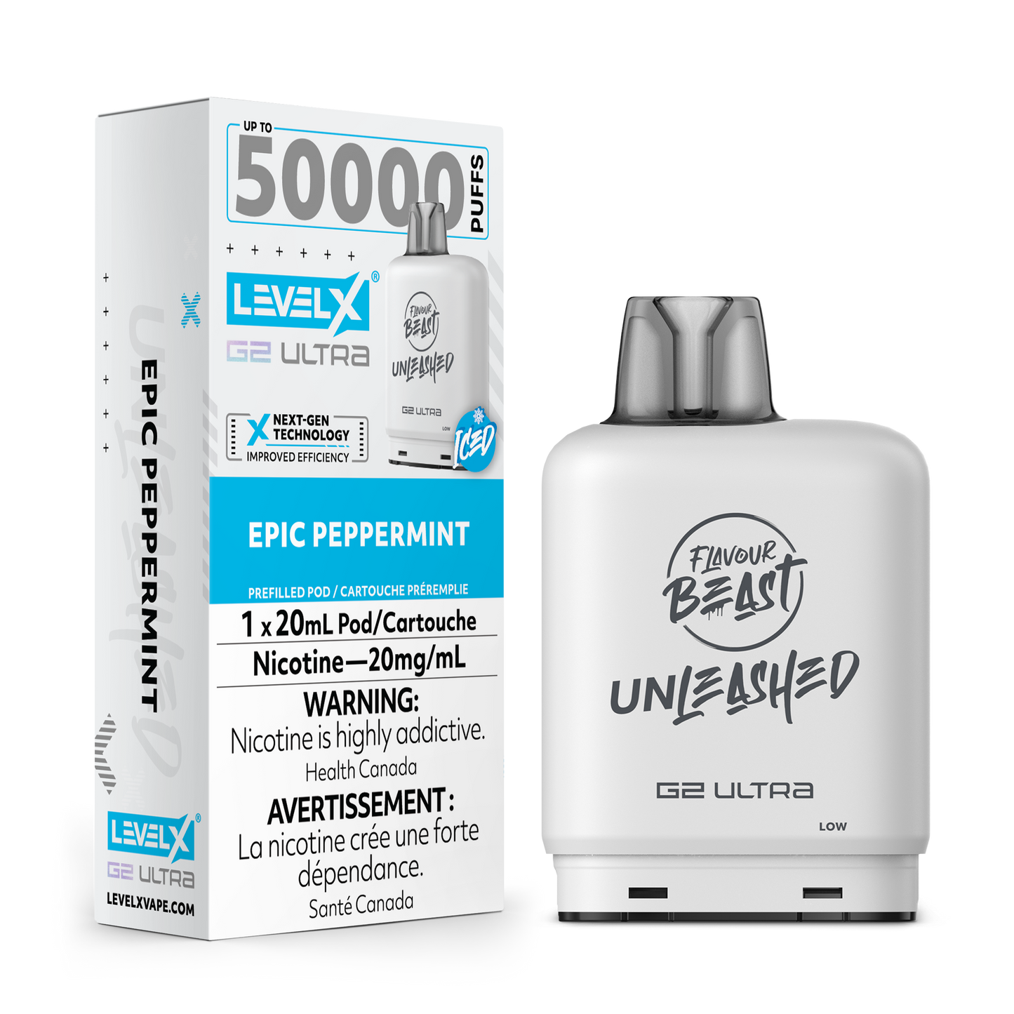 Level X Unleashed G2 Ultra - Epic Peppermint Iced