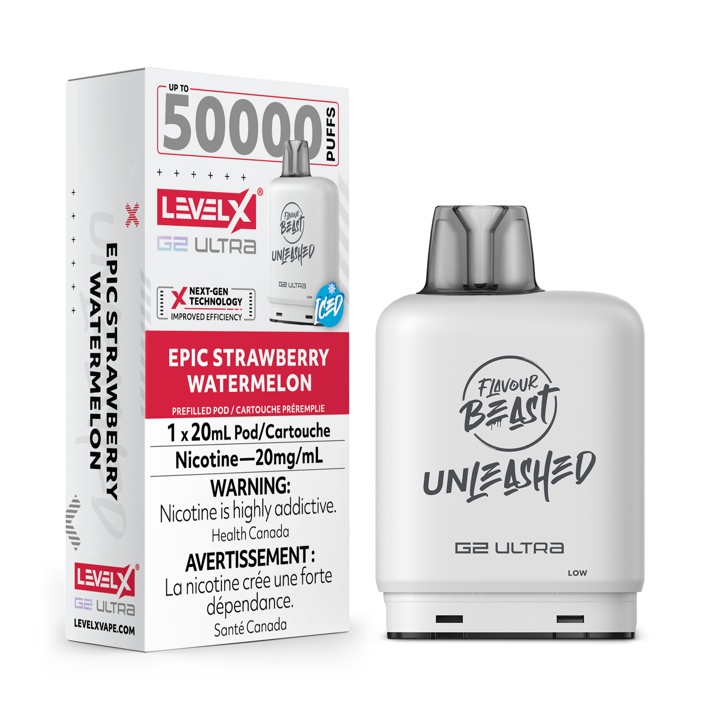 Level X Unleashed G2 Ultra - Epic Strawberry Watermelon Iced