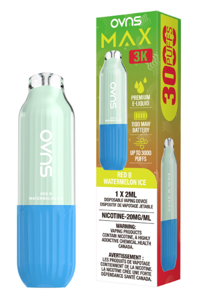 OVNS Max 3K - Red B Watermelon Ice