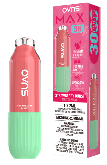 OVNS Max 3K - Strawberry Burst