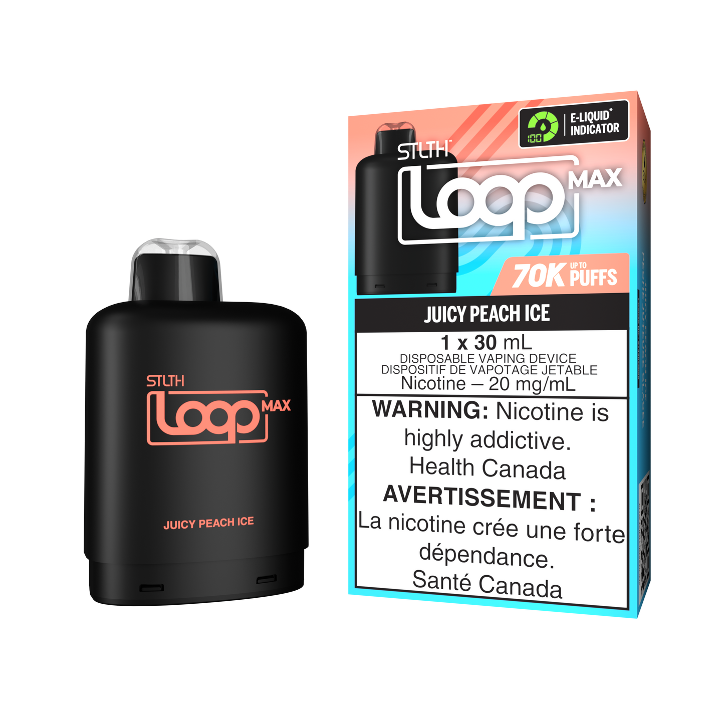 STLTH LOOP MAX - Juicy Peach Ice