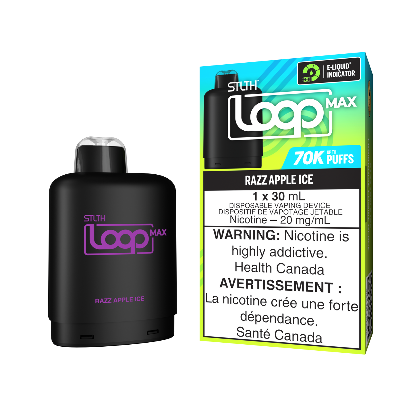 STLTH LOOP MAX - Razz Apple Ice