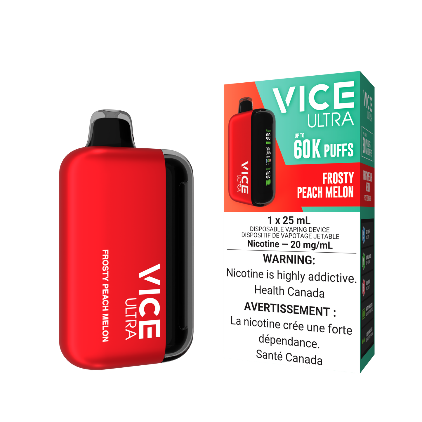VICE ULTRA - Frosty Peach Melon Ice