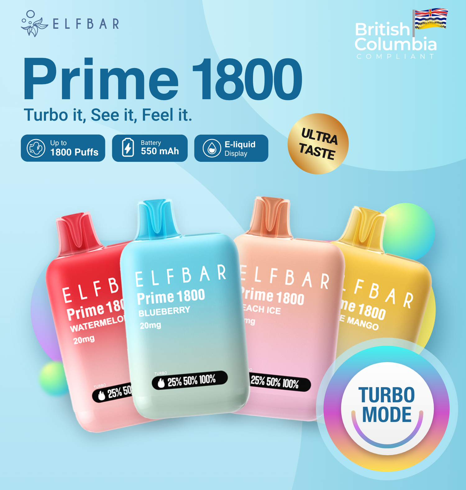 ELFBAR Prime 1800