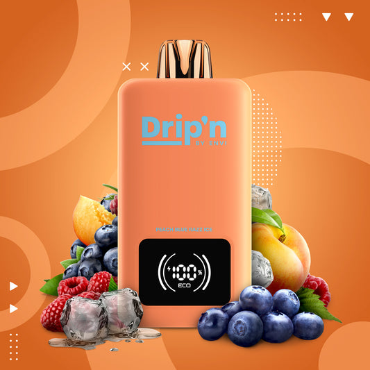 Drip'n 26mL - Peach Blue Razz Ice