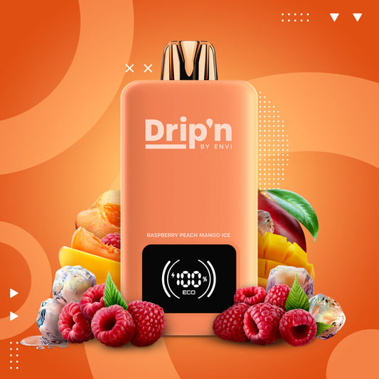 Drip'n 26mL - Raspberry Peach Mango Ice