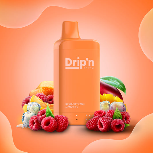 Drip'n 8mL - Raspberry Peach Mango Ice