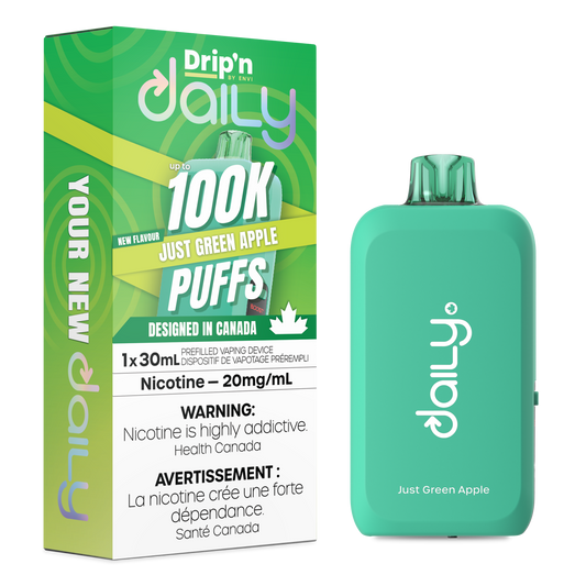 Drip'n Daily 100K- Just Green Apple