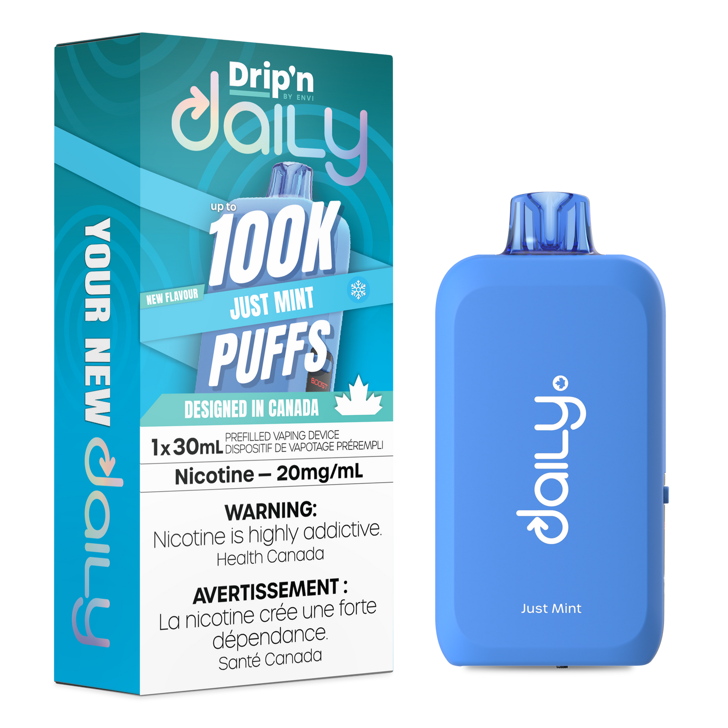 Drip'n Daily 100K- Just Mint Ice