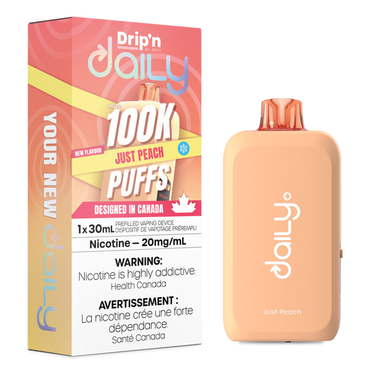 Drip'n Daily 100K- Just Peach Ice