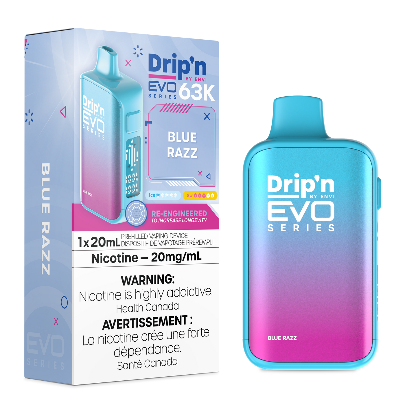 Drip'n EVO 63K - Blue Razz