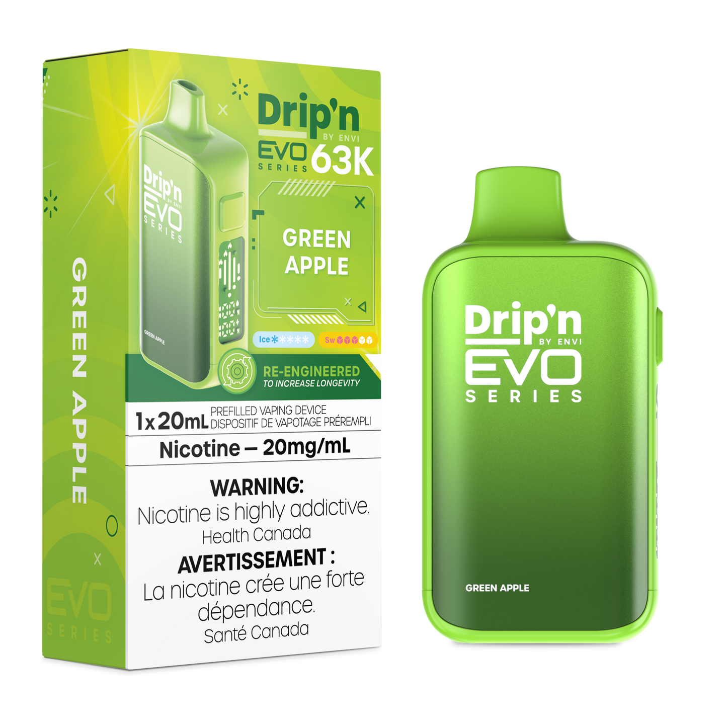 Drip'n EVO 63K - Green Apple