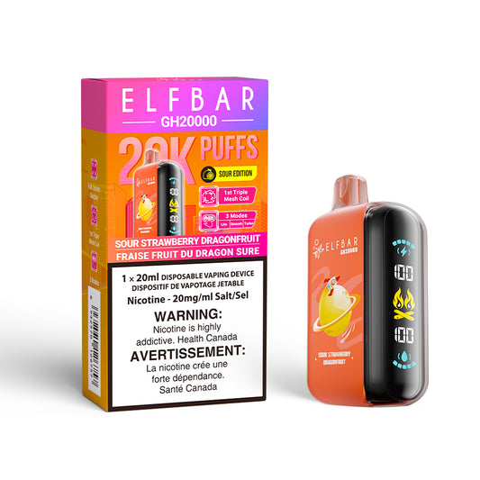 ELFBAR GH20000 - Sour Strawberry Dragonfruit