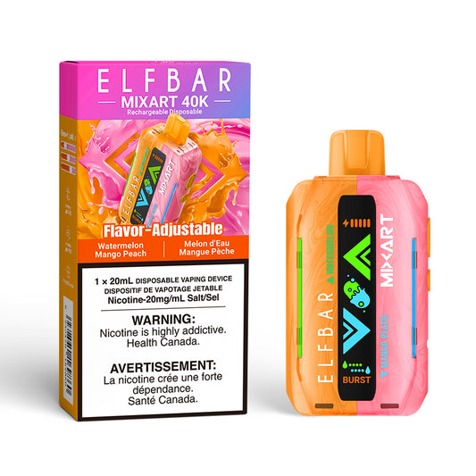 ELFBAR MixArt 40K - Watermelon Mango Peach