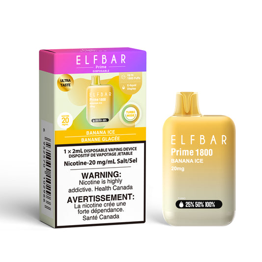 ELFBAR Prime 1800 - Banana Ice