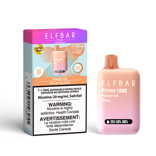 ELFBAR Prime 1800 - Peach Ice