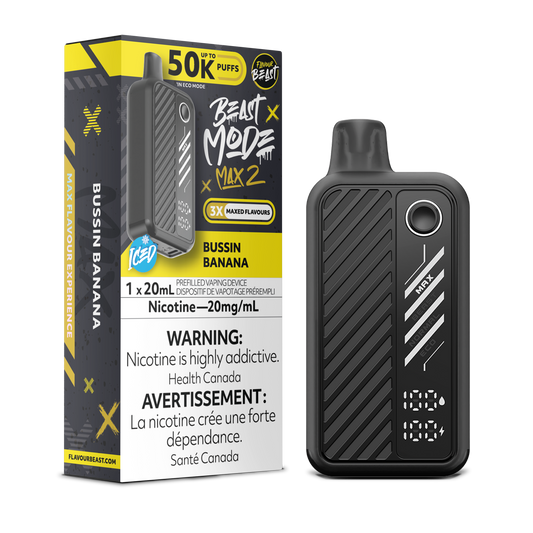 Flavour Beast Beast Mode Max 2 - Bussin Banana Iced