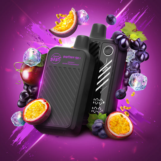 Flavour Beast Beast Mode Max 2 - Groovy Grape Passionfruit Iced