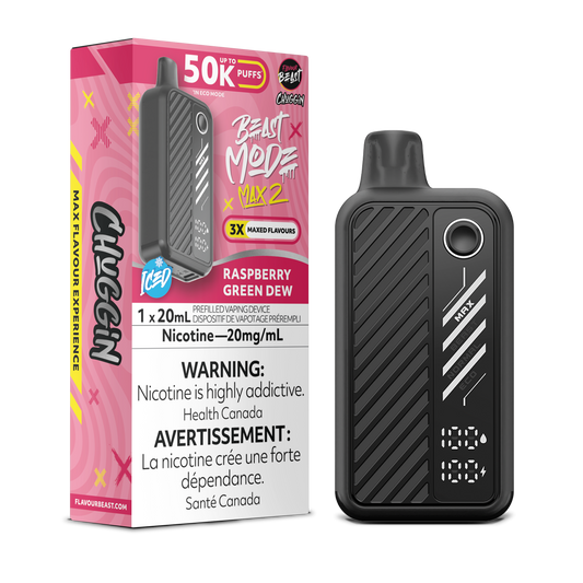 Flavour Beast Beast Mode Max 2 - Raspberry Green Dew Iced